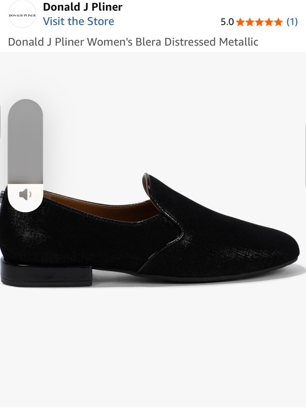 balera Black Velvet Slip-On Women's Loafers